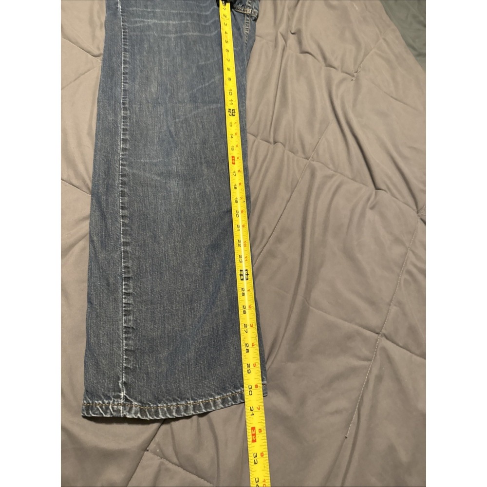 VTG Y2K Levis 569 Jeans Fits Mens 34x32 Blue Loose Straight Denim Baggy Wide Leg - Picture 11 of 11